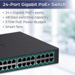 TRENDnet 24-Port Gigabit PoE+ Network Switch