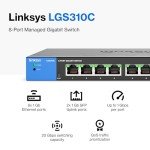 Linksys 8-Port Gigabit Managed Network Switch