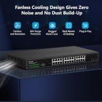 24-Port 2.5Gb Ethernet Network Switch - Fanless Design