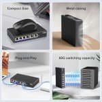 10Gbe Unmanaged Ethernet Switch with 6 Ports