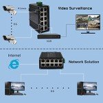 10-Port Gigabit Ethernet Unmanaged Industrial Switch