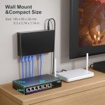 10Gbe Unmanaged Ethernet Switch with 6 Ports