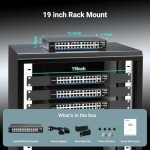 24-Port PoE Switch with 2 Uplink Ports