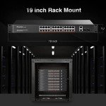 MokerLink 24-Port Gigabit PoE Network Switch
