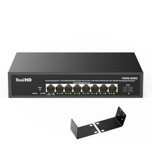 8-Port 2.5G PoE Managed Switch with 10G SFP