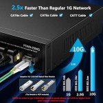8-Port 2.5G PoE Managed Switch with 10G SFP