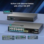 18-Port 2.5Gb Unmanaged Ethernet Switch