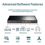 TP-Link 16-Port Gigabit PoE Switch with Smart Management