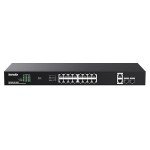 16-Port Gigabit PoE Switch with Rack Mount