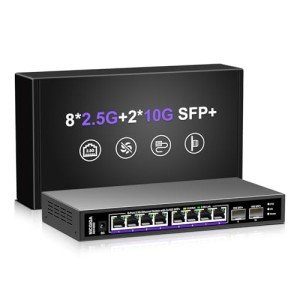 10-Port 2.5Gb Ethernet Switch with 10G SFP+ Ports