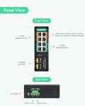 LINOVISION 8-Port Gigabit Unmanaged POE Switch