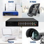 BV-Tech 18-Port Long Range PoE+ Switch