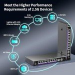 10-Port 2.5Gb Ethernet Switch with 10G SFP+ Ports