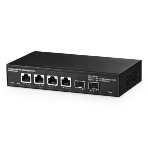 Binardat 6-Port 10G Managed Network Switch