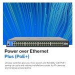 Linksys 48-Port Gigabit PoE+ Switch with 10G Uplinks
