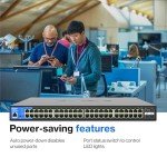 Linksys 48-Port Gigabit PoE+ Switch with 10G Uplinks