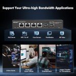 Binardat 6-Port 10G Managed Network Switch