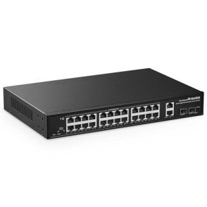 MokerLink 28-Port Gigabit PoE Ethernet Switch