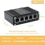 Xoxnikior 5-Port Gigabit POE Ethernet Switch