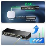 10-Port 2.5Gb Ethernet Switch with 10G SFP Ports