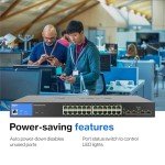 Linksys 24-Port Managed Gigabit PoE+ Switch
