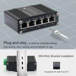 Xoxnikior 5-Port Gigabit POE Ethernet Switch