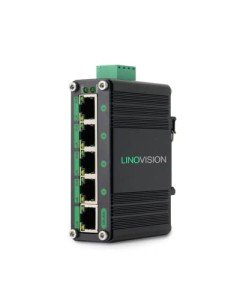 LINOVISION 5-Port Gigabit Solar POE Switch