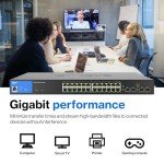 Linksys 24-Port Managed Gigabit PoE+ Switch