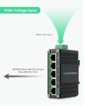 LINOVISION 5-Port Gigabit Solar POE Switch