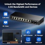 10-Port 2.5Gb Ethernet Switch with 10G SFP Ports