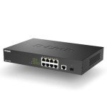 D-Link 10-Port Gigabit PoE Switch, Rackmount