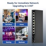 10-Port 2.5Gb Ethernet Switch with 10G SFP Ports