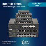 D-Link 24-Port Gigabit Smart Managed Switch