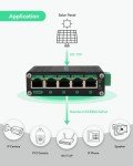 LINOVISION 5-Port Gigabit Solar POE Switch