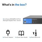 Linksys 24-Port Managed Gigabit PoE+ Switch