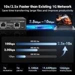 Binardat 4-Port 2.5G Fanless Managed Switch