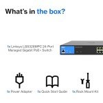 24-Port Managed Gigabit PoE+ Switch with 10G Uplinks