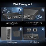 Binardat 4-Port 2.5G Fanless Managed Switch