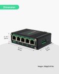 LINOVISION 5-Port Gigabit Solar POE Switch