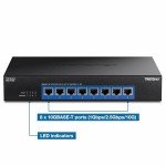 TRENDnet 8-Port 10G Switch with Rackmount