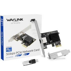 WAVLINK 5G PCIe Ethernet Adapter for Windows/Linux