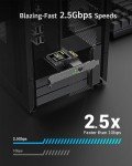 BrosTrend 2.5Gbps PCIe Network Card Adapter