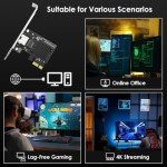 WAVLINK 5G PCIe Ethernet Adapter for Windows/Linux