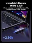 UGREEN 2.5G USB to Ethernet Adapter for PCs