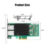 Vogzone Intel X550-T2 10Gb Ethernet Network Card