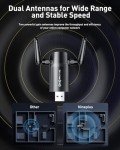 Wireless USB WiFi Adapter - 1200Mbps Dual Antennas