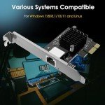 WAVLINK 5G PCIe Ethernet Adapter for Windows/Linux