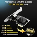 WAVLINK 5G PCIe Ethernet Adapter for Windows/Linux