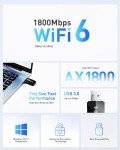 WiFi 6 USB Adapter - AX1800Mbps for PC