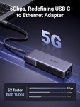 UGREEN 5Gb USB-C to Ethernet Adapter for Laptops